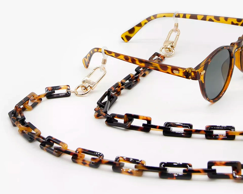 Tortoise Shell Sunglasses Chain