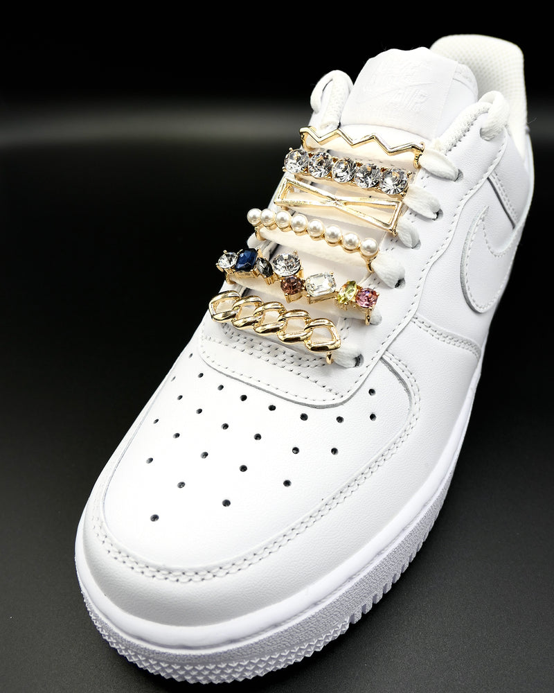 Gold Gem Pack - www.my Shoelace Charms - 12 Pack