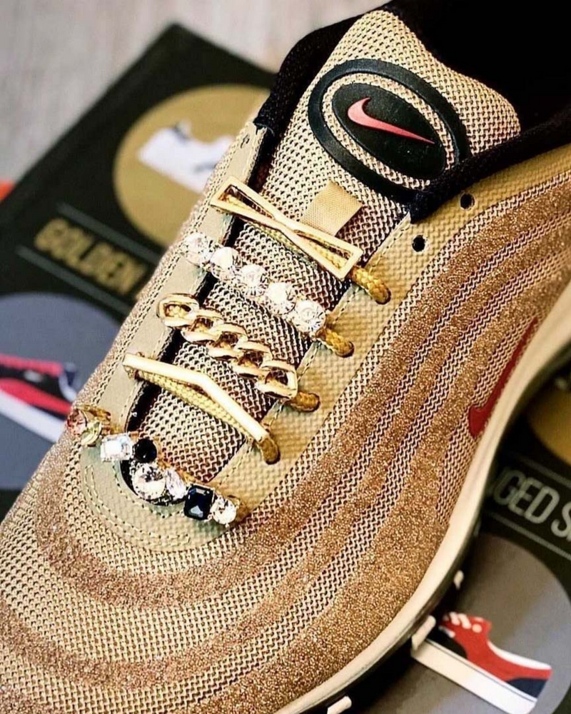 Premium All-Gold Shoelace Charms to Adorn Your Shoes