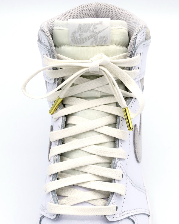 Waxed Cotton Metal Tip Shoelaces